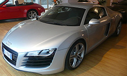 audi R8 sports car hire