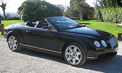 bentley convertible car hire