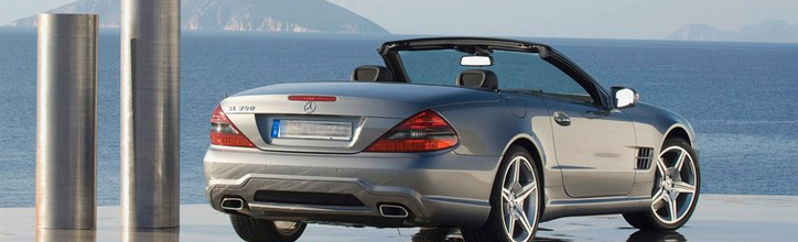 Mercedes Sl 350 convertible car