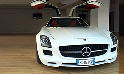 mercedes sls sports car hire