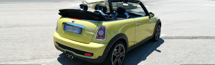 Mini Cooper Convertible convertible car